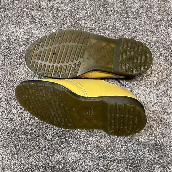 Dr Martens Oxford Shoes Womens Size 9 1461 Iced II Buttersoft Leather Yellow - Picture 6 of 7